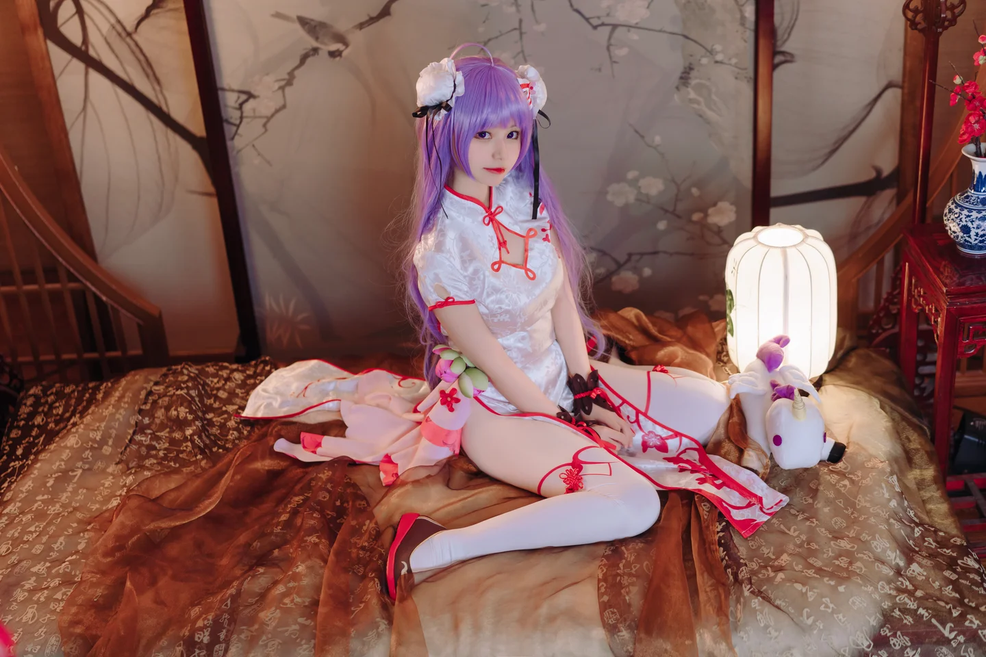 猫大人 - 碧蓝航线 独角兽 旗袍 [22P-348MB] tg@simisebaisi 【丝足阁】012.webp